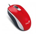 MOUSE GENIUS DX-110 USB OPTICO 1000 DPI RED (PN 31010116104)